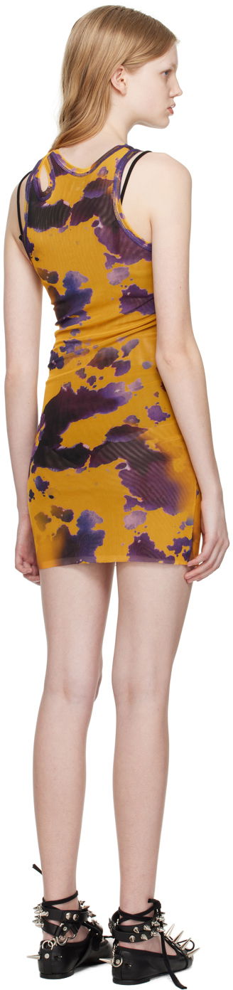 Šaty Ottolinger Ottolinger Cutout Tie-Dye Mini Dress Žltá | 100816, 2
