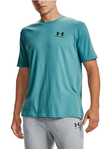 Tričko Under Armour Sportstyle Left Chest Tee Tyrkysová | 1326799-476