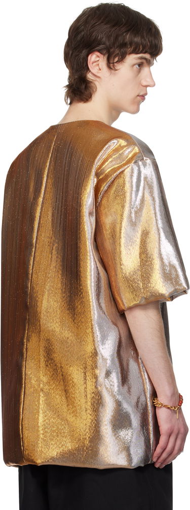 Tričko Dries Van Noten Dries Van Noten Metallic Padded T-Shirt Metalická | 251-020737-1091, 2