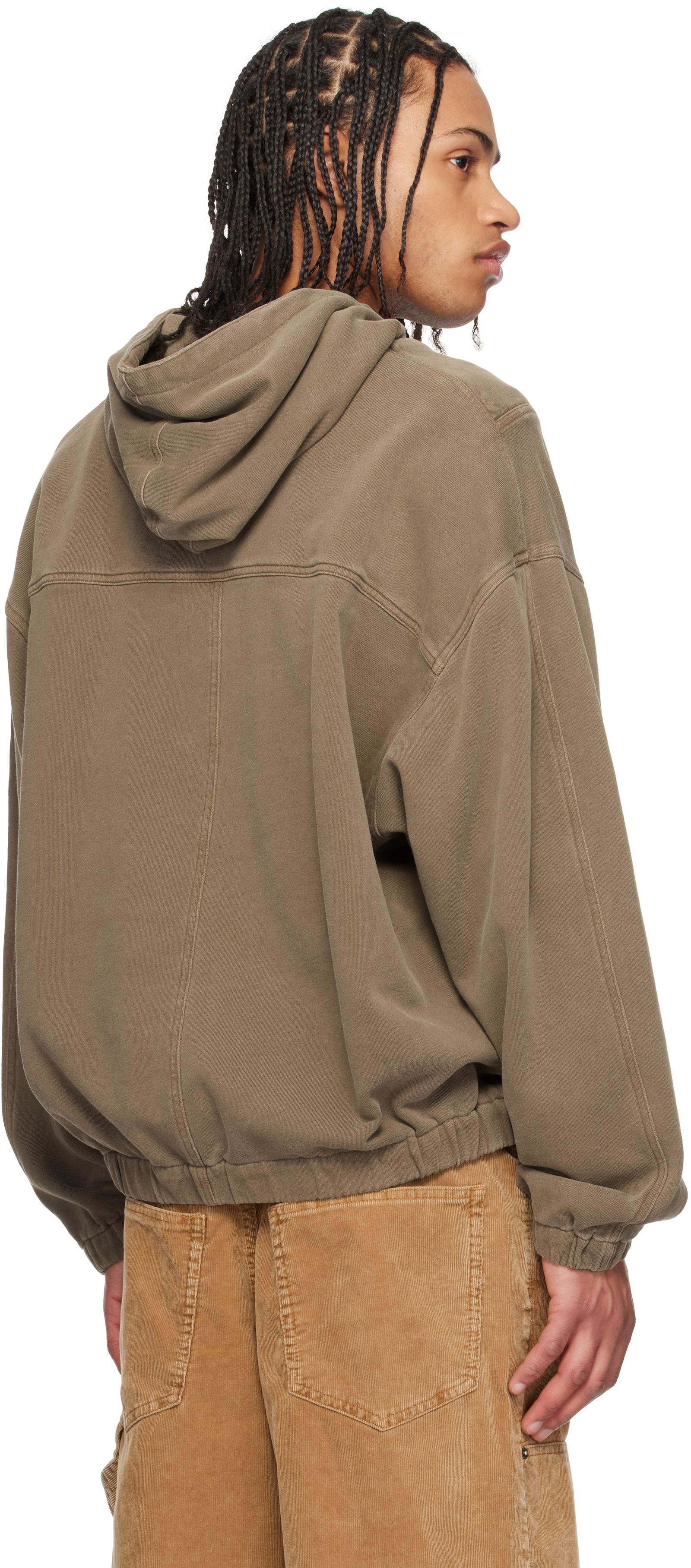 Isabel Marant Yanis Quarter-Zip Hoodie