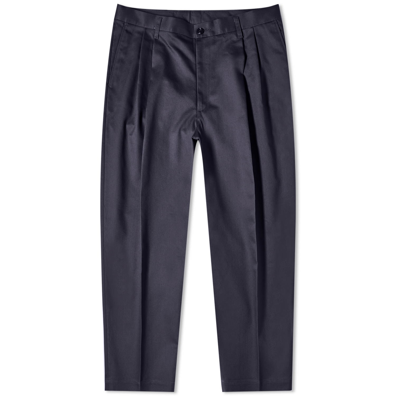 Nohavice Neighborhood Two Tuck Trousers Navy | 232SPNH-PTM02-NY, 0