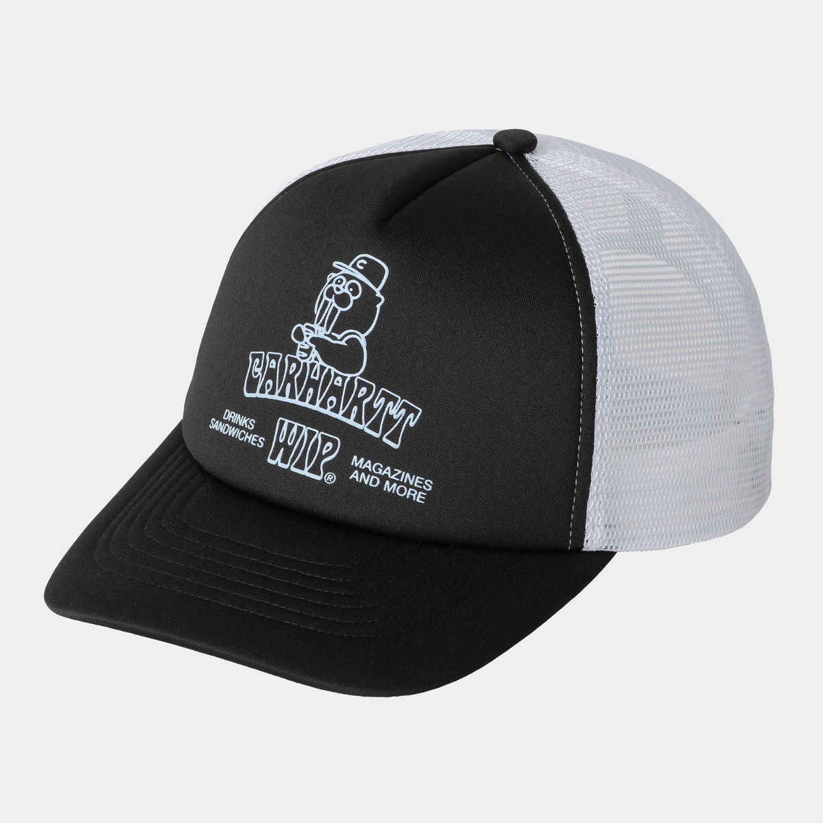 Šiltovka Carhartt WIP Sandwich Trucker Cap Čierna | I035278_4, 0