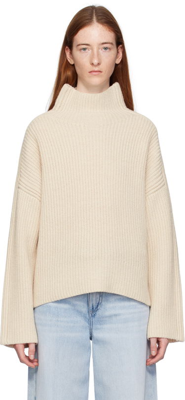 Sveter rag & bone Rag & Bone Connie Turtleneck Sweater Béžová | WAS23F001SL01, 0