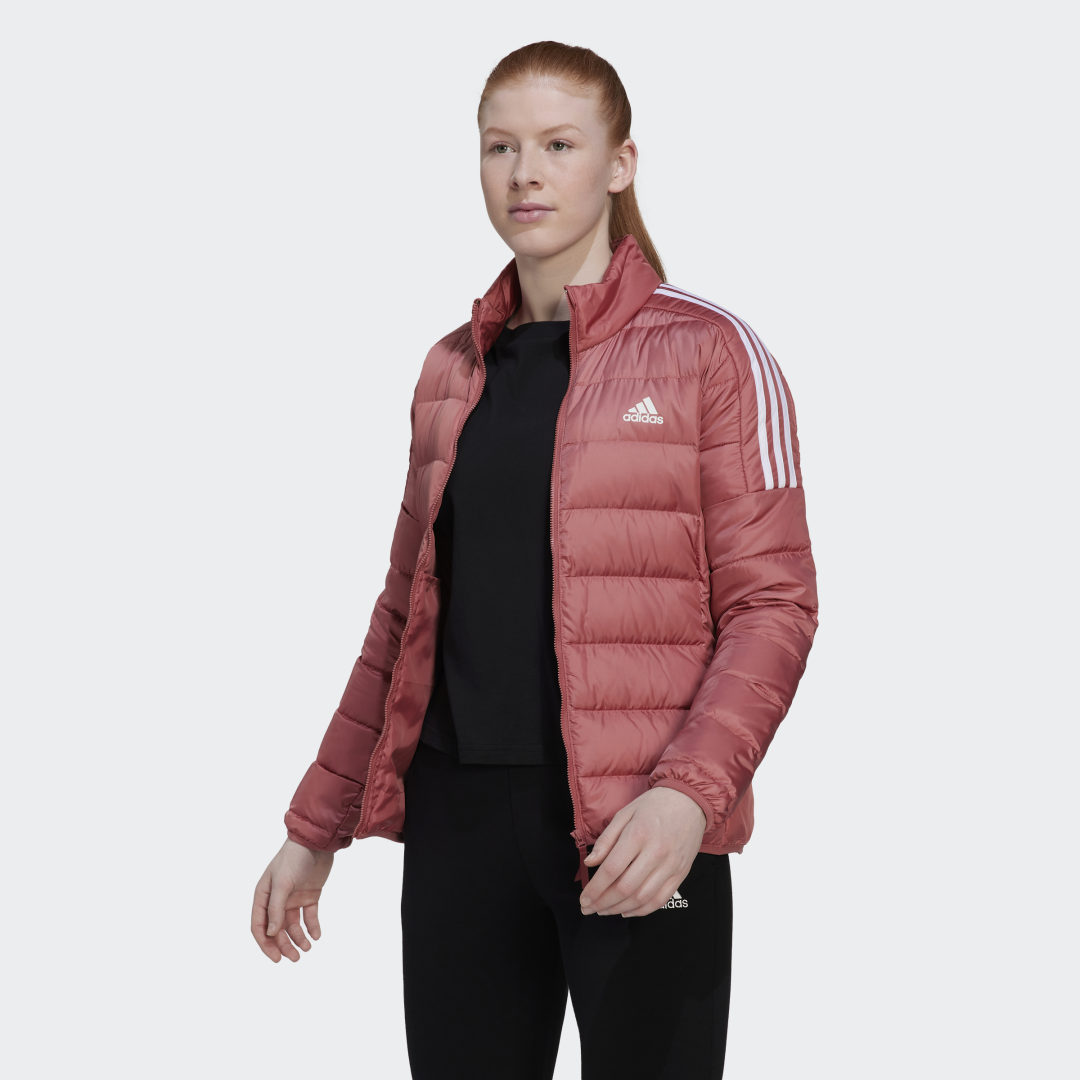 Prešívaná bunda adidas Originals Essentials Down Jacket Ružová | HK4663, 0