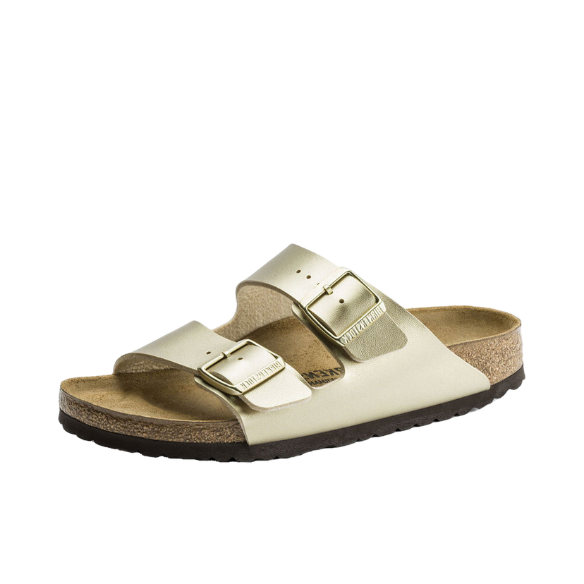 Tenisky a topánky Birkenstock Arizona Birko-Flor Gold Regular Fit Metalická | 1016110