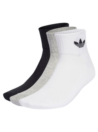 Ponožky adidas Originals Mid-Cut Crew Socks – 3 pack Rôznofarebný | IJ5612