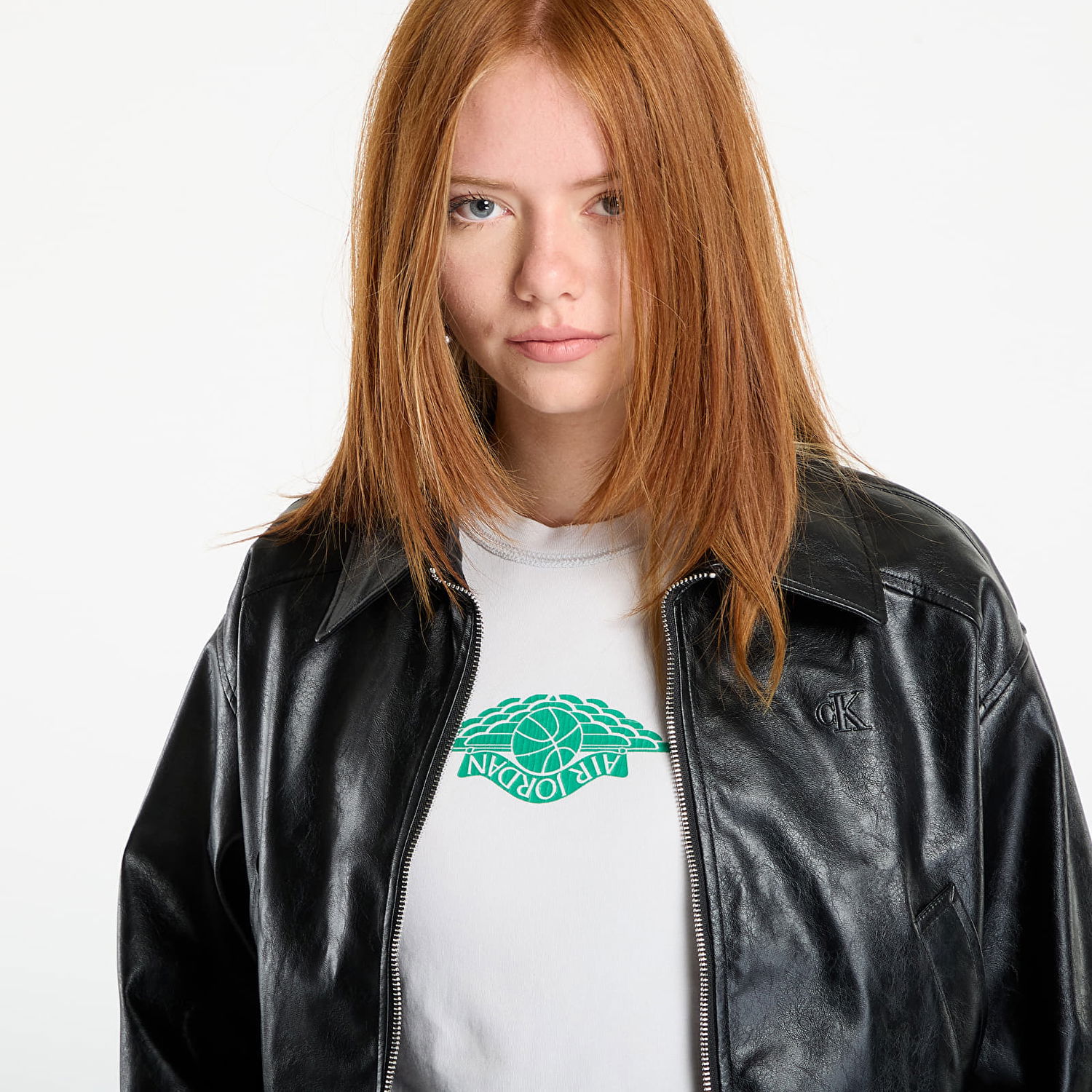 Bunda CALVIN KLEIN Calvin Klein Jeans A-Cropped Crinkle Jacket Čierna | LV047C518G UB1, 1