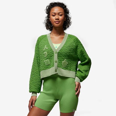 Sveter Jordan UNION x Bephies Beauty Supply Women's Cardigan Zelené | FD4250-377, 1