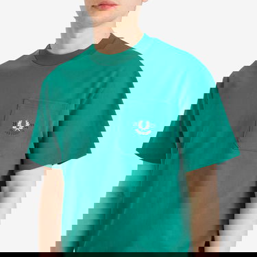 Tričko Fred Perry Relaxed Fit 1952 Pocket T-Shirt, Size Large Zelené | M9827-X87, 4