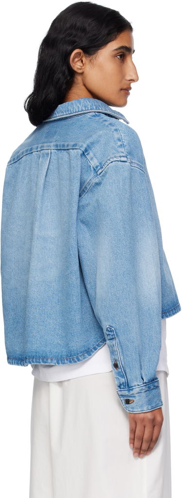 Košeľa A.P.C. A.P.C. Sam Cropped Denim Shirt Modrá | COHIC-F32022, 2