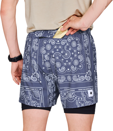 Šortky Saysky Saysky Paisley 2 In 1 5" Pace Shorts Navy | mmrsh03c1020, 3