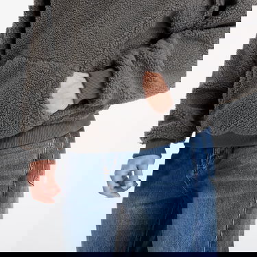 Mikina Karl Kani Silver Teddy Hoodie XXL Šedá | PD00007584, 3