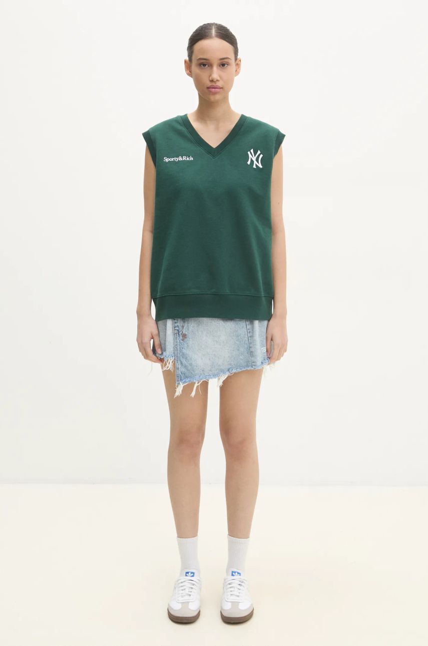 Yankees Serif V-Neck Vest
