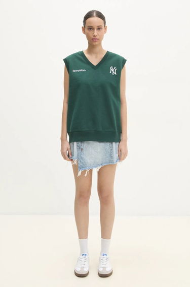 Tielko Sporty & Rich Yankees Serif V-Neck Vest Zelené | ST045505300GR10, 4