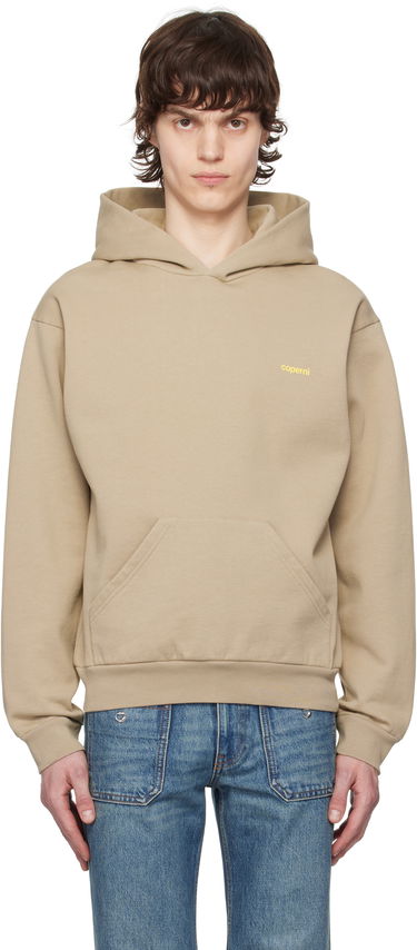 Mikina Coperni Coperni Logo Hoodie Béžová | COPJS15F5010MEN, 0