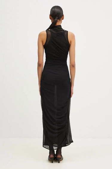 Šaty Coperni Maxi Mesh Dress Čierna | COPR107557, 2