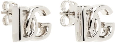 Náušnice Dolce & Gabbana Silver 'DG' Earrings Metalická | WEP5L2W1111, 1