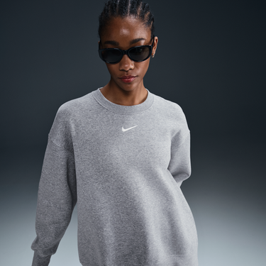 Sveter Nike Sportswear Phoenix Fleece Crewneck Sweatshirt Šedá | FZ4270-063, 0