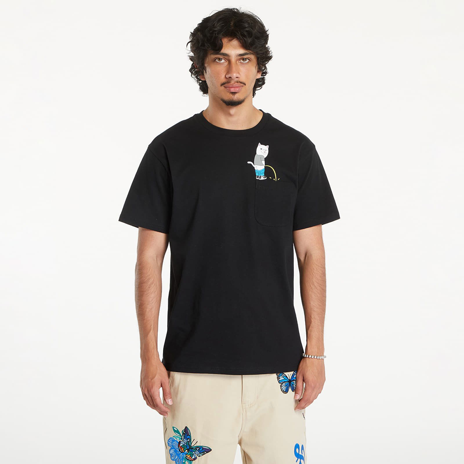 Potty Pocket Short Sleeve Tee Black