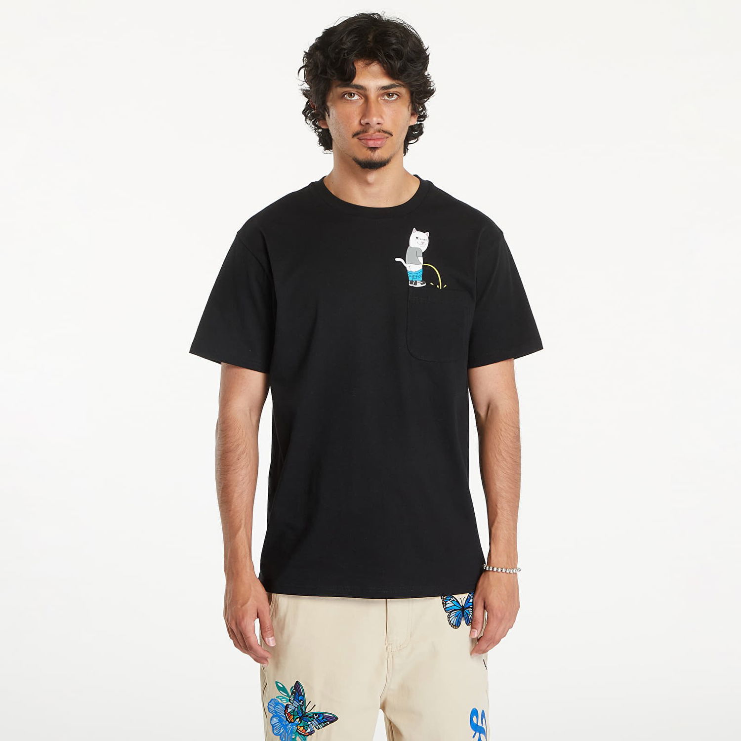 Tričko RIPNDIP Potty Pocket Short Sleeve Tee Black Čierna | RNDSUM24138, 0