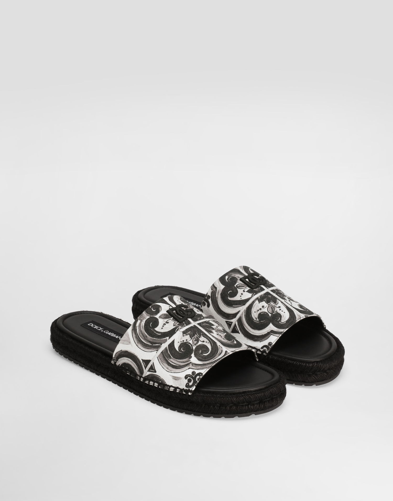 Doplnky Dolce & Gabbana Dolce & Gabbana Shell-Print Espadrille Slides Rôznofarebný | A80544AJ235IU3TN, 1