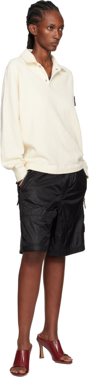 Šortky Stone Island Ripstop Light HT Nylon Shorts Čierna | K2S15 L100004 S0163, 4