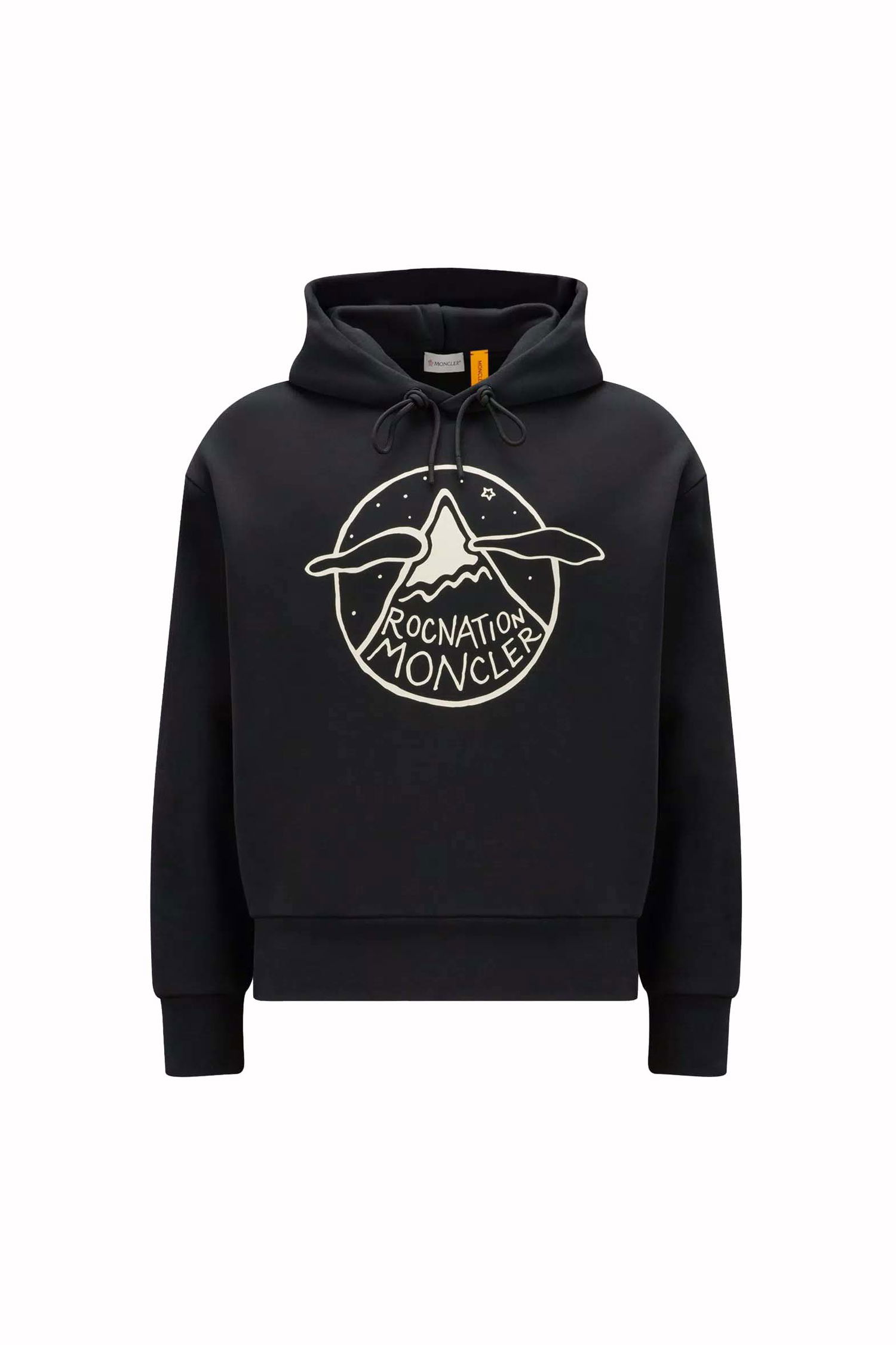 Mikina Moncler Roc Nation by Jay-Z x Logo Motif Hoodie Čierna | I209W8G00006809KX999, 0