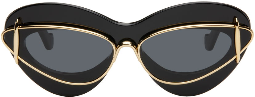 Slnečné okuliare Loewe Cat-Eye Double Frame Sunglasses Čierna | LW40119I 192337151095