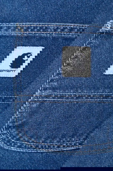 Džínsy Carhartt WIP High Waist Wide Leg Simple Pant Modrá | I031924.106, 4