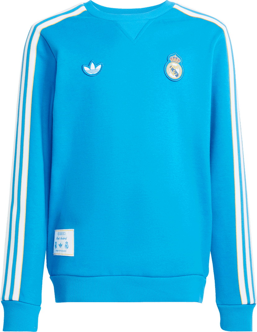 Mikina adidas Originals Real Madrid Icon Crew Sweatshirt Modrá | jy1084