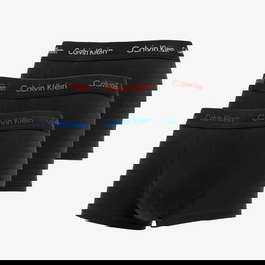 Boxerky CALVIN KLEIN Cotton Stretch Low Rise Trunk 3Pk Čierna | U2664G WHN, 0