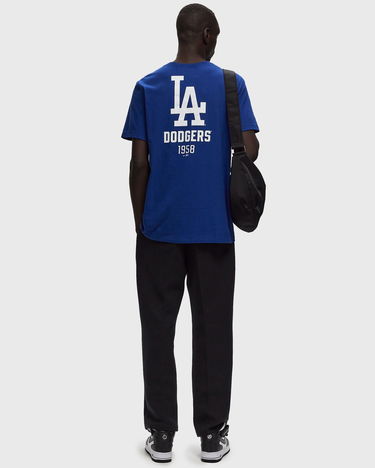 Tričko Nike MLB Los Angeles Dodgers Large Logo Back Stack Cotton Tee Modrá | N199-4EW-LD-LVQ, 1