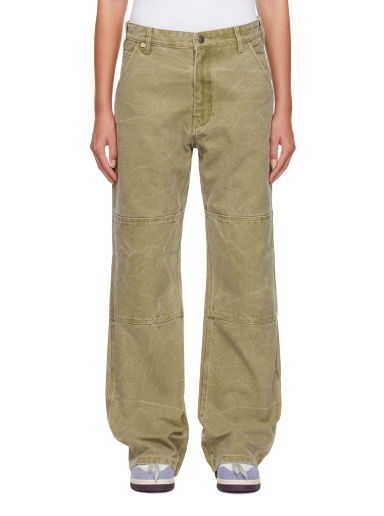 Nohavice Acne Studios Faded Trousers Zelené | CK0078-