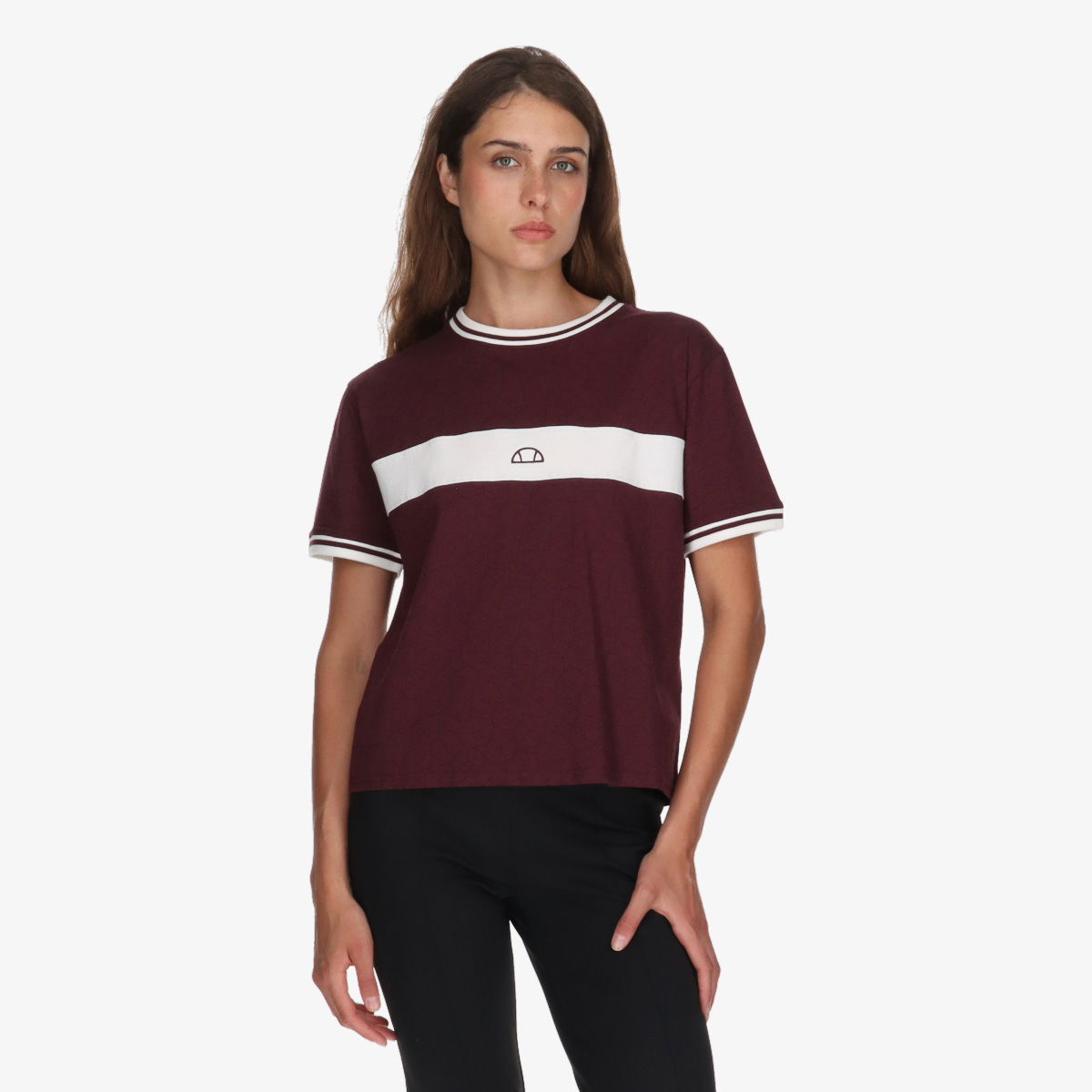 Tričko Ellesse Ellesse Women's Crewneck T-Shirt Vínová | ELA253F835-56, 0