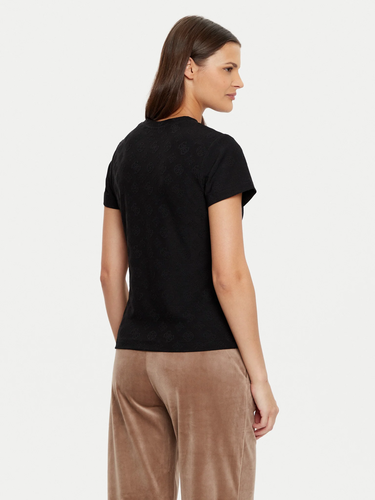 Tričko GUESS Guess Monica Short Sleeve T-Shirt Čierna | V5RI02KCLG2-P9ZV, 2