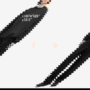 Sveter Fear of God Heavy Fleece Crew Sweatshirt Čierna | 192BT246230F, 4