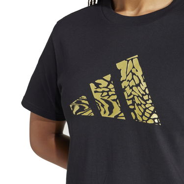Tričko adidas Performance Metallic Logo Graphic Training T-Shirt Čierna | JJ4059, 3