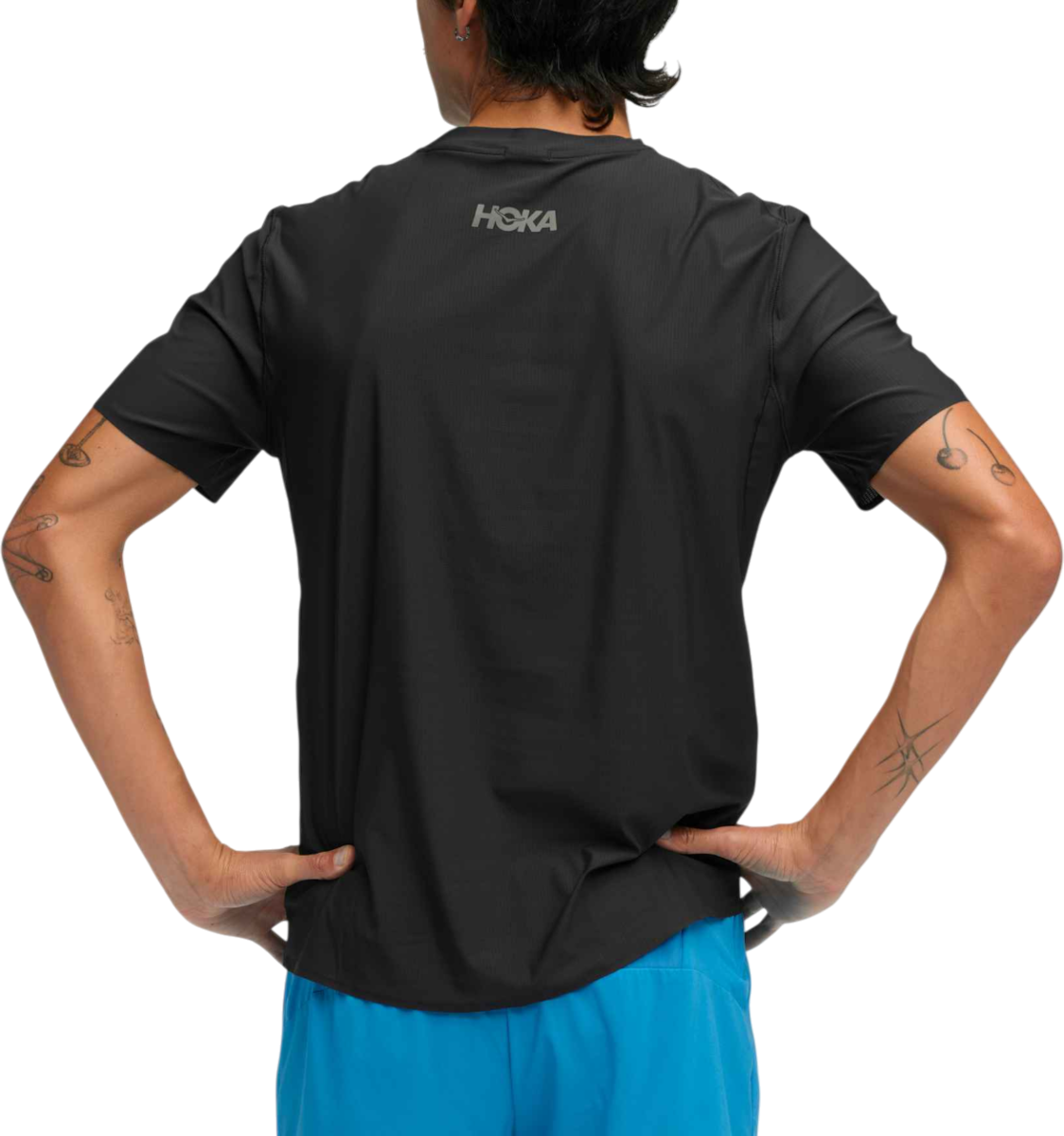 Tričko Hoka One One Hoka Airolite 2.0 Short Sleeve T-Shirt Čierna | 1175771-blk, 1