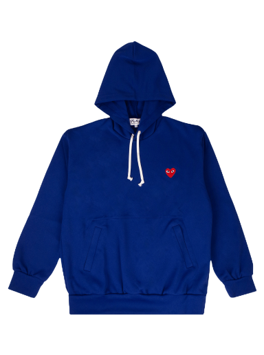 Mikina Comme des Garçons Play Heart Hoodie Navy | az t172 051 2