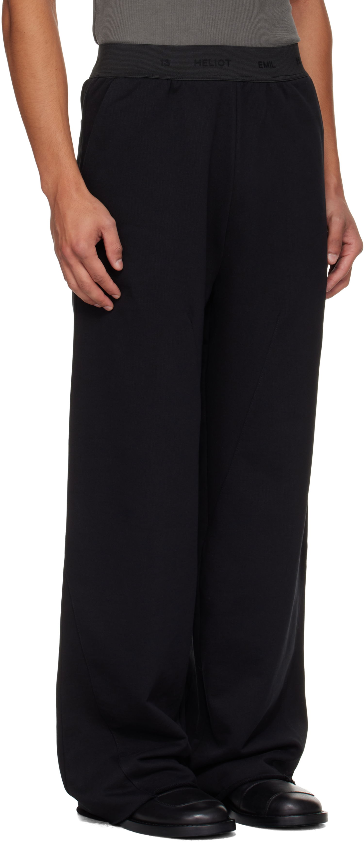 Tepláky HELIOT EMIL HELIOT EMIL Plannar Sweatpants Čierna | AW25_M_10_215_BLK01, 1