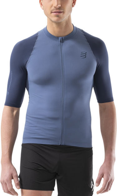 Dres Compressport Trail Racing Postural Short Sleeve Top Modrá | atsm4905122, 0