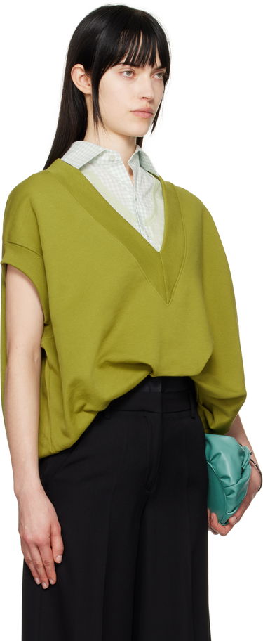 Sveter Dries Van Noten Dries Van Noten V-Neck Vest Čierna | 251-011113-1610, 4