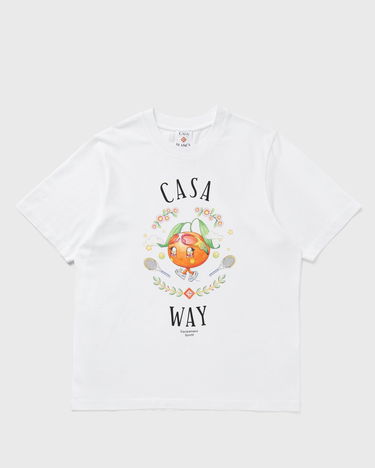 Tričko Casablanca Casa Way Orange Mascot Graphic T-Shirt Biela | M-AW25-JTS-001-02, 2