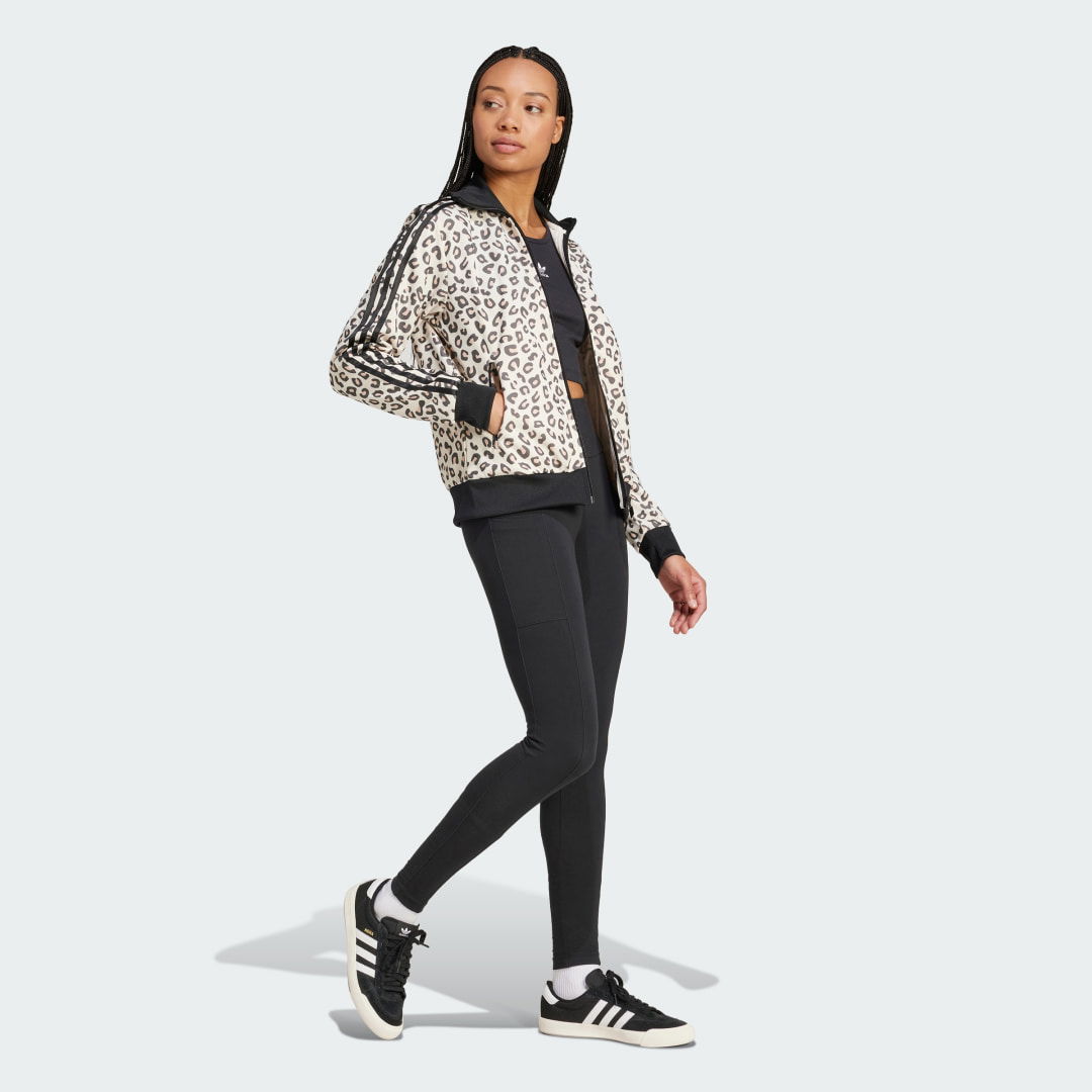 Leopard Print Track Jacket