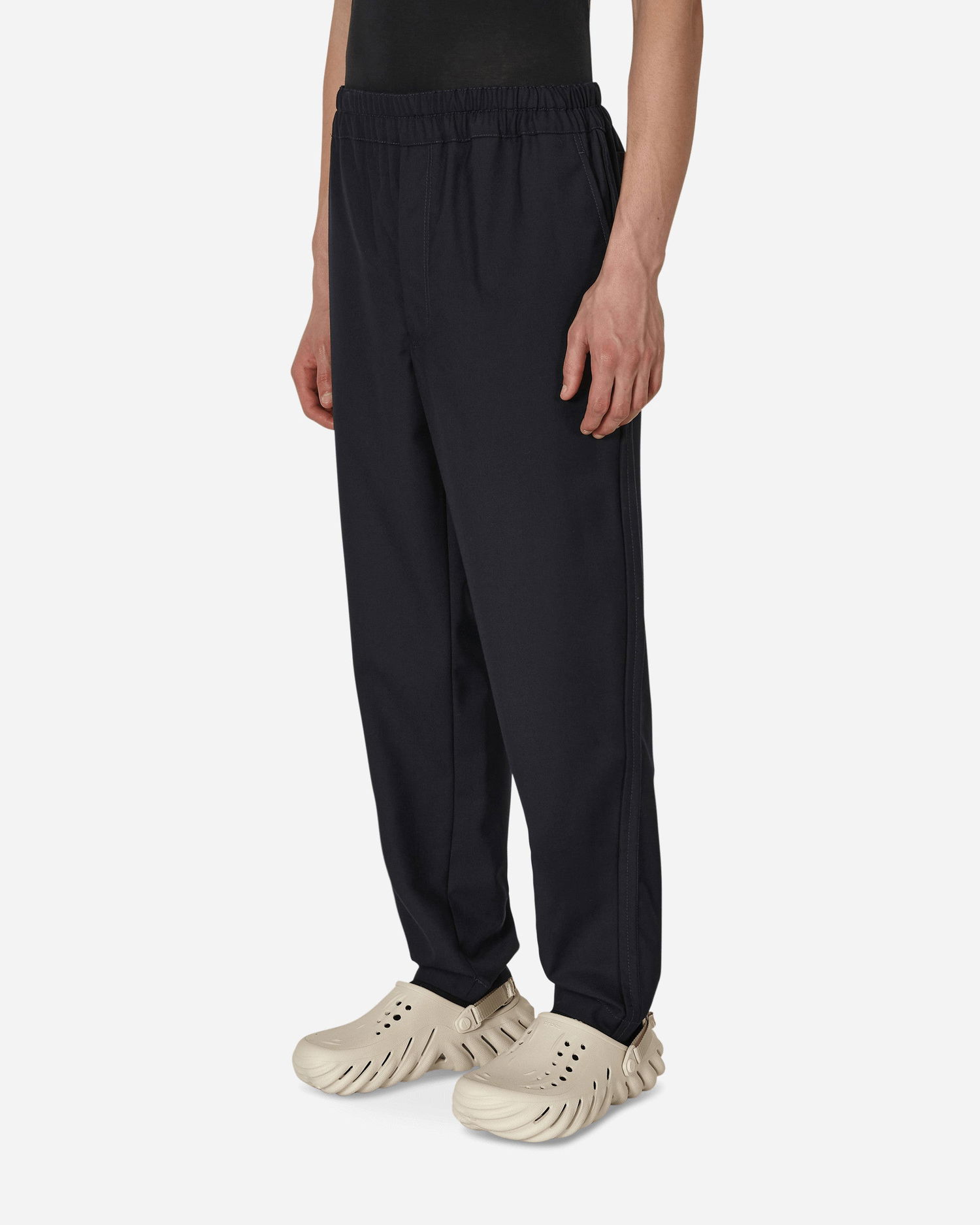 Nohavice Comme des Garçons Wool Gabardine Trousers Navy | FJ-P008-W22 2, 1