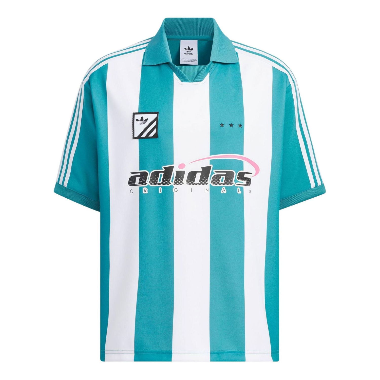 Dres adidas Originals Trefoil Logo Play Graphic Polo Shirt Modrá | IW6307, 0