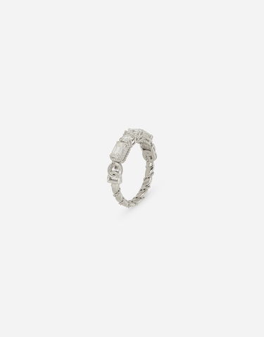 Prsteň Dolce & Gabbana Easy Diamond 18kt White Gold Ring Metalická | WRQD3GWDIA180001, 2