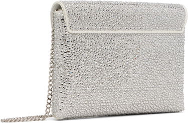 Kabelka Versace Crystal Embellished Envelope Clutch Bag Biela | 1003018_1A06487_1W00P, 2
