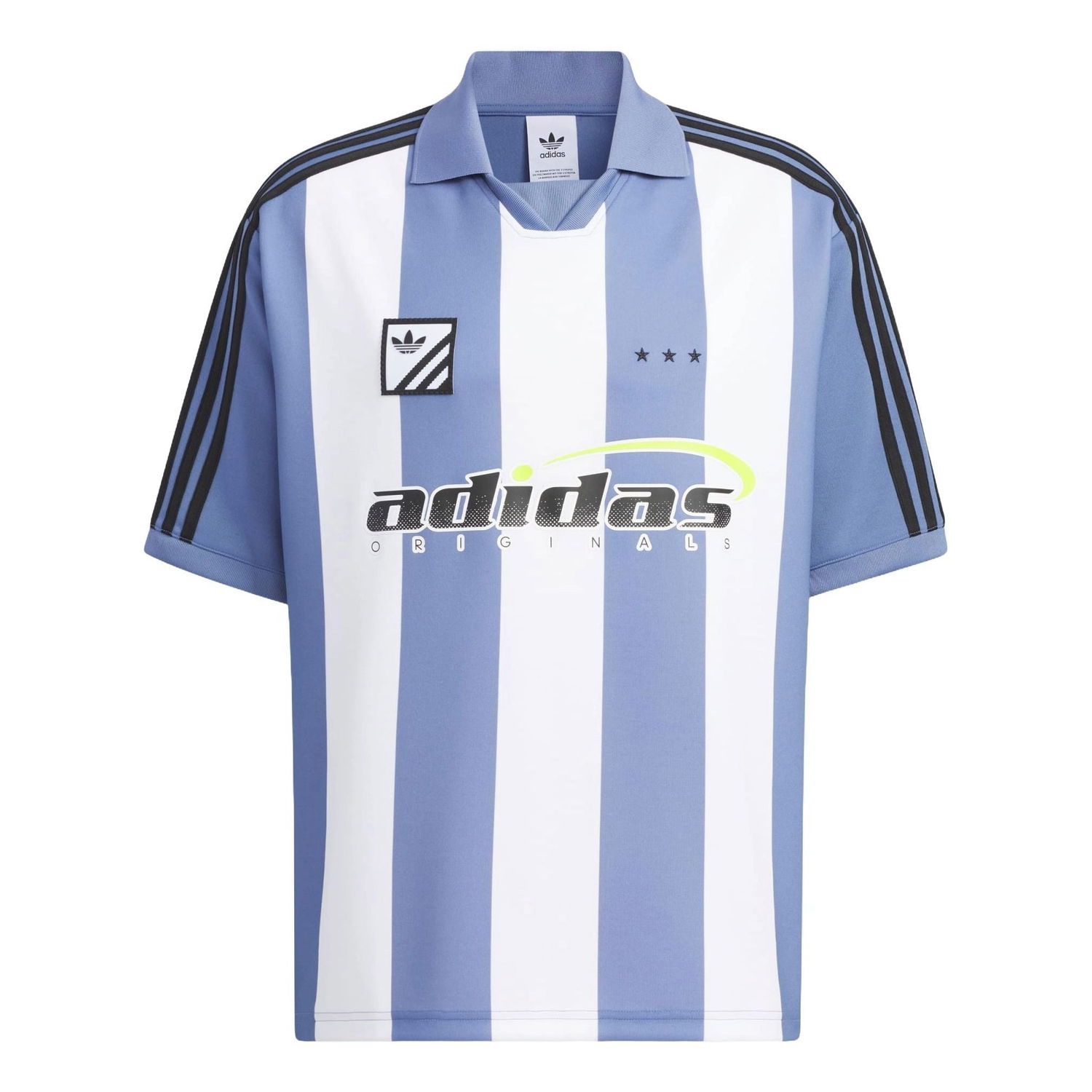 Polo tričko adidas Originals Trefoil Logo Play Graphic Polo Shirt Modrá | IW6308, 0