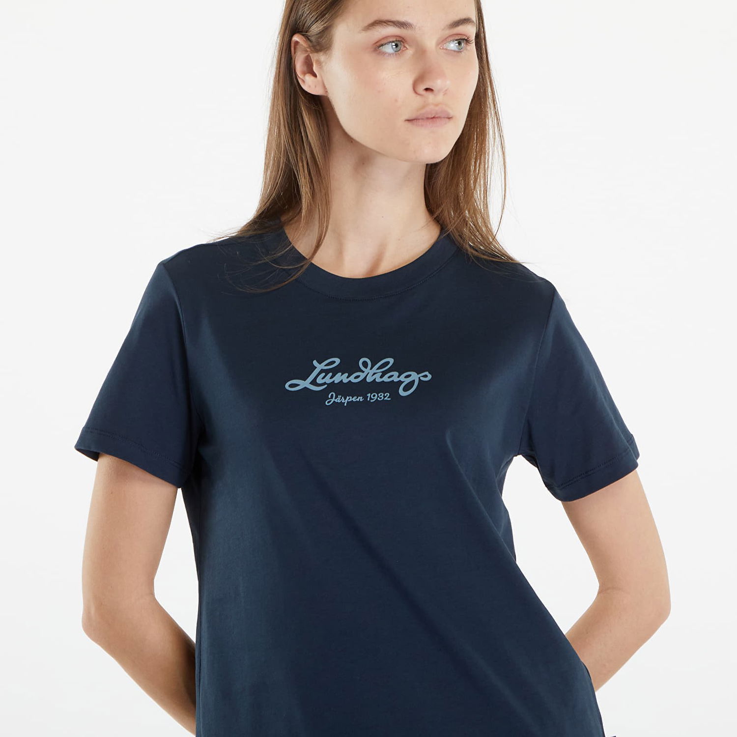 Tričko Lundhags Lundhags Jarpen Logo T-Shirt Navy | 44318-24-75350, 1